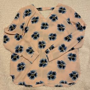LOFT Women’s Floral Blouse Size Medium